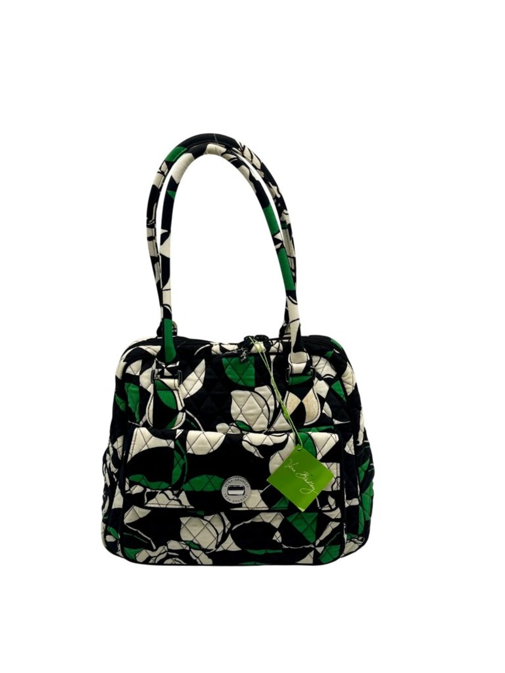 Vera Bradley Multi Colored Floral Pattern Fabric Shoulder Bag